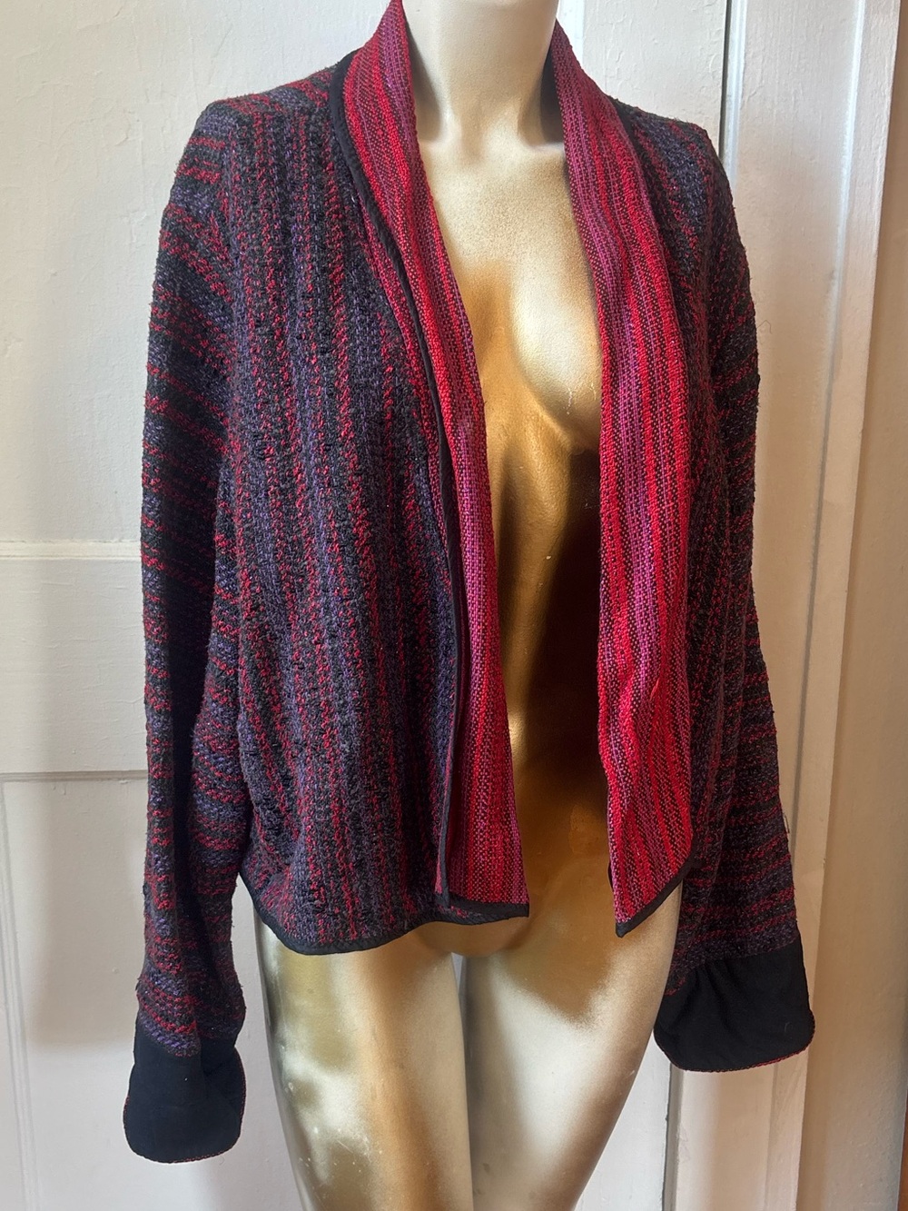 Laura Fisher Bonvallet Open Sweater